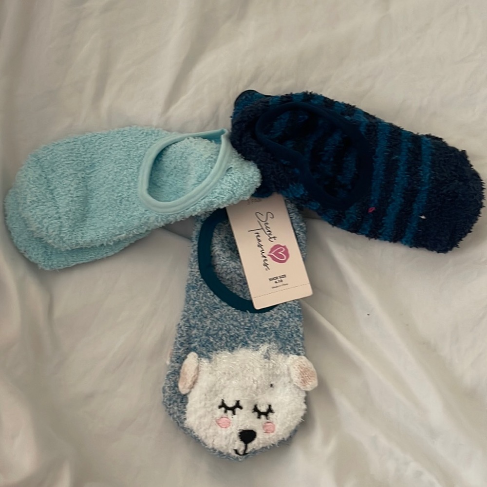 Nice warm fuzzy slippers